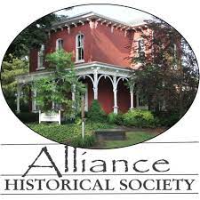 Alliance Historical Society logo.